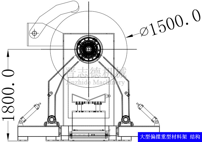 大型偏摆重型材料架结构,重型移位材料架结构