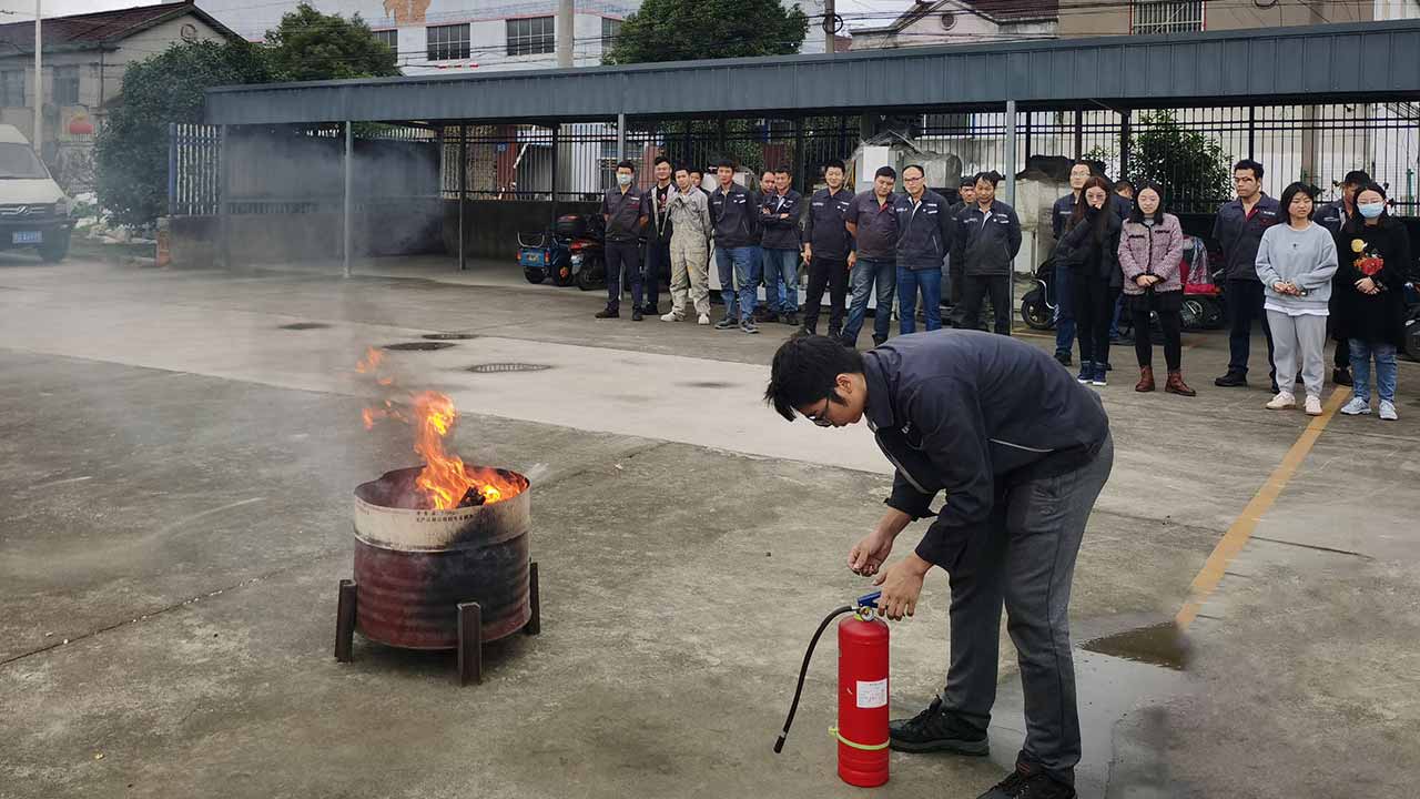 江苏冲床自动化工厂消防培训