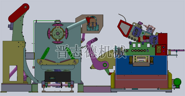 三合一送料机3D结构图